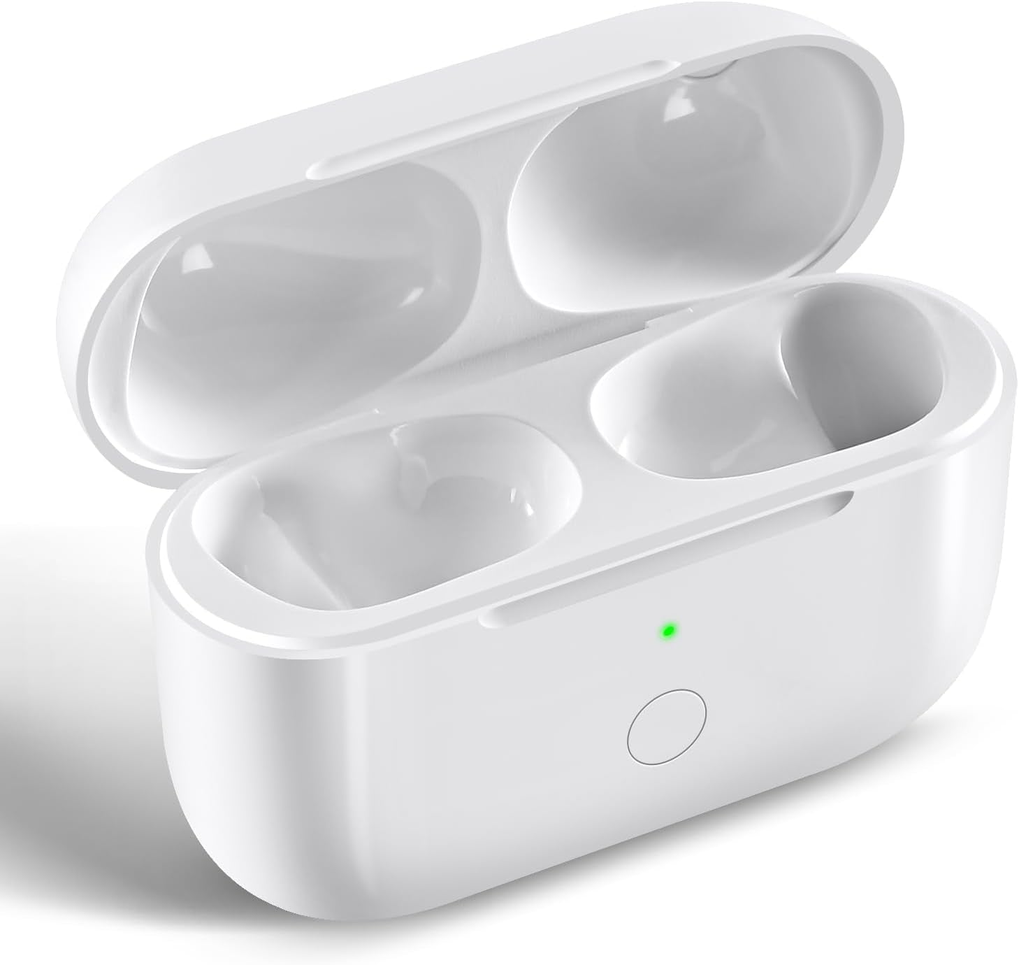 Compatible with AirPod Pro 1st & 2nd Generation Charging Case Replacement with USB-C Charging, Wireless Air Pod Pro 1 2 Charger Case with Bluetooth Pairing Sync Button, with Type-C